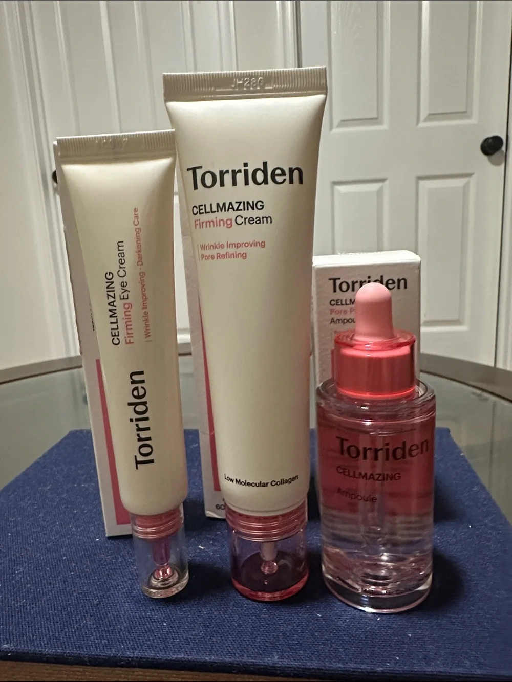 torrid Cellmazing Firming Cream, Eye Cream & Ampoule Serum - White & Pink